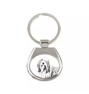 Bearded Collie - Schlüsselanhänger mit Hund, Anhänger mit Aufdruck, personalisierter Anhänger der Marke Art-Dog