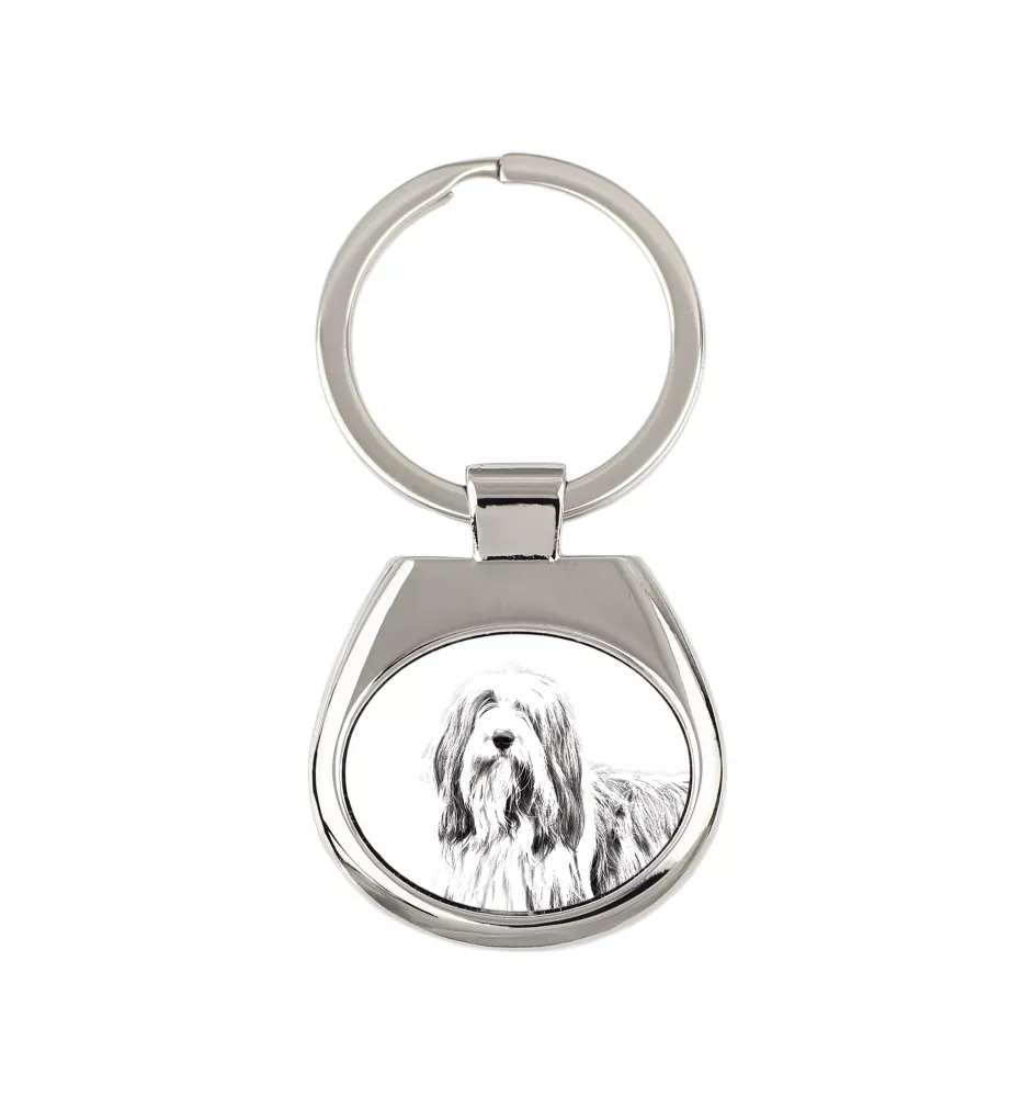 Bearded Collie - Schlüsselanhänger mit Hund, Anhänger mit Aufdruck, personalisierter Anhänger der Marke Art-Dog