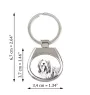 Bearded Collie - Schlüsselanhänger mit Hund, Anhänger mit Aufdruck, personalisierter Anhänger der Marke Art-Dog