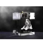 Basset Hound świecznik kryształowy z psem Art-Dog