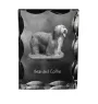 Bearded Collie, Highland Collie, Mountain Collie - crystal with a picture of a dog, glass statuette with a picture, unique frame with a picture from Art-Dog brand