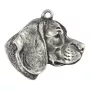 Beagle - necklace with a dog, dog pendant on a silver chain, unique jewelry from the Art-Dog brand