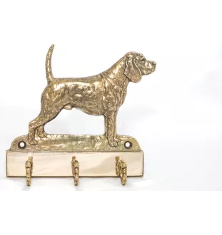 Beagle - Schlüsselhalter mit Hund, Messinggriff für Hundezubehör, elegante Dekoration für den Flur der Marke Art-Dog