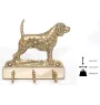 Beagle - Schlüsselhalter mit Hund, Messinggriff für Hundezubehör, elegante Dekoration für den Flur der Marke Art-Dog