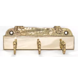 Beagle - Schlüsselhalter mit Hund, Messinggriff für Hundezubehör, elegante Dekoration für den Flur der Marke Art-Dog