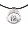 Bearded Collie zawieszka naszyjnik z psem Art-Dog