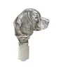 Beagle - broche avec pince, support pour numéro de départ, épingle argentée pour exposition de chiens de la marque Art-Dog