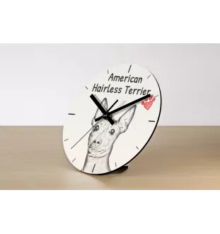 Collie Barbu, Bearded collie, Parfois appelé colley barbu - horloge murale avec chien, horloge de table avec impression, décoration personnalisée de la maison de la marque Art-Dog