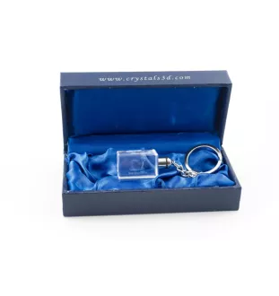 Collie Barbu, Bearded collie, Parfois appelé colley barbu - Porte-clés en cristal avec photo de chien, porte-clés lumineux, cadeau unique de la marque Art-Dog