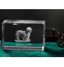 Collie Barbu, Bearded collie, Parfois appelé colley barbu - Porte-clés en cristal avec photo de chien, porte-clés lumineux, cadeau unique de la marque Art-Dog