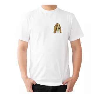 Basset Hound - dog-shaped patch, embroidered patch, unique decoration for Art-Dog backpack