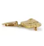 Beagle - brooch with a clip, gold-plated holder for a start number, a gift for a dog show by Art-Dog brand.