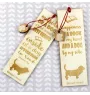 Basset Hound - dog bookmark, personalized bookmark, dog gadget for Art-Dog brand readers
