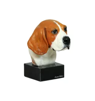Beagle - figurine peinte, statue, sculpture, réalisée par l'artiste, marque Art-Dog