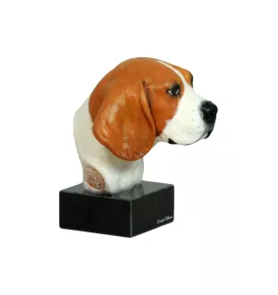 Beagle - bemalte Figur, Statue, Skulptur, vom Künstler hergestellt, Marke Art-Dog
