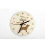 Beagle - horloge avec chien, horloge en bois, horloge murale pour les amoureux des chiens, horloge de bureau et étagère, Art-Dog