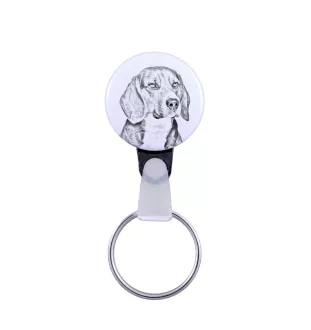 Beagle - Schlüsselanhänger mit dem Bild eines Hundes, Anhänger mit dem eigenen Grafikdesign der Marke Art-Dog