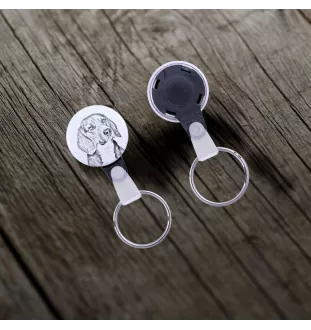 Beagle - porte-clés avec l'image d'un chien, pendentif avec la propre graphique de la marque Art-Dog