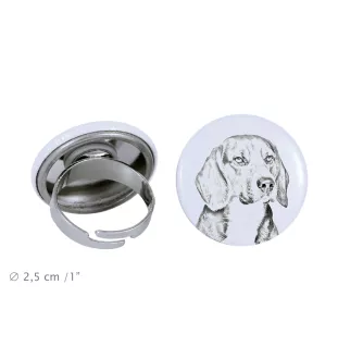 Beagle - women's jewelry with a dog portrait, handmade product, possibility to add your own photo, Art-Dog brand
