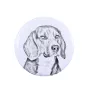 Beagle - badge avec votre chien, ajoutez votre propre photo, marque Art-Dog