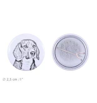 Beagle przypinka z psem mała Art-Dog