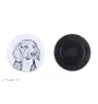 Beagle - aimant avec un œil de chien, exceptionnellement léger, aimant puissant, produit fabriqué à la main par la marque Art-Dog