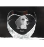 Beagle - une photo de chien dans un cristal, un cœur en cristal, un cadre photo exceptionnel de la marque Art-Dog