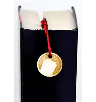 Bearded Collie, Highland Collie, Mountain Collie - dog bookmark, personalized bookmark, dog gadget for Art-Dog brand readers