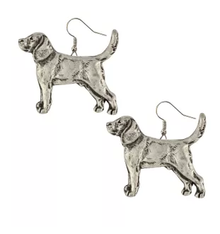 Beagle - boucles d'oreilles pendantes avec des chiens, bijoux charmants pour maman de chien, cadeau pour fille de la marque Art-Dog