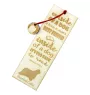 Bearded Collie, Highland Collie, Mountain Collie - dog bookmark, personalized bookmark, gift for bookworm from Art-Dog brand