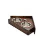 Beagle - wooden stand with bowls for a dog, decorative dog bowls, a gift for adopting a dog from the Art-Dog brand