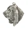 Basset Hound I - un collier avec un chien, un pendentif de chien sur une chaîne en argent, un bijou unique de la marque Art-Dog