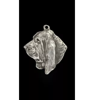 Basset Hound I - Halskette mit Hund, Hundeanhänger an einer silbernen Kette, einzigartiger Schmuck der Marke Art-Dog