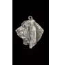 Basset Hound I - un collier avec un chien, un pendentif de chien sur une chaîne en argent, un bijou unique de la marque Art-Dog