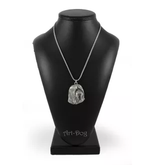 Bearded Collie - Halskette mit Hund, Hundeanhänger an einer silbernen Kette, einzigartiger Schmuck der Marke Art-Dog