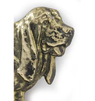 Basset Hound - Türschild mit Hund, messingfarbenes Willkommensschild, einzigartiges Schild mit der Aufschrift Welcome von der Marke Art-Dog