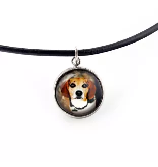 Beagle - ensemble de bijoux dans une boîte, collier, boucles d'oreilles, bracelet, produits de la marque Art-Dog
