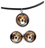 Beagle - Schmuck mit Ihrem Foto-Box, Halskette und Ohrringe-Set, personalisierte Produkte der Marke Art-Dog.
