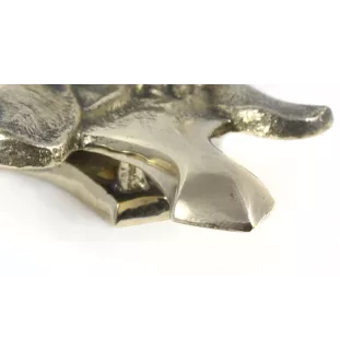 Basset Hound - door knocker in the shape of a dog's head, brass knocker, retro door decoration by Art-Dog brand