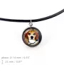 Beagle - boîte à bijoux avec votre photo, ensemble collier et boucles d'oreilles, produits personnalisés de la marque Art-Dog
