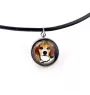 Beagle - jewelry with your photo box, set of necklace and earrings, personalized products from the Art-Dog brand