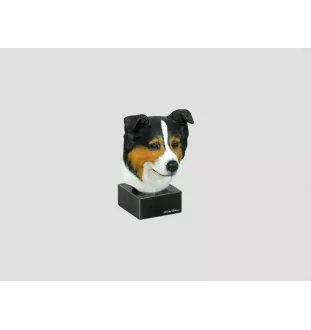 Bearded Collie, Highland Collie, Mountain Collie - painted figurine, statue, figure, made by the artist, brand Art-Dog