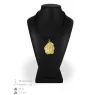 Basset Hound III - keychain and necklace with a dog in a box, high-quality gold-plated product, Art-Dog brand