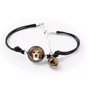 Beagle - Schmuckset mit Ihrem Foto, handgefertigtes Set, Armband und Halskette von Art.-Dog.