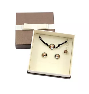 Beagle - Schmuckset mit Ihrem Foto, Schmuckstück für Frauen, handgefertigtes Produkt, handgefertigtes Produkt mit Leidenschaft für die Marke Art-Dog.