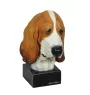 Basset Hound II - painted figurine, statue, figure, made by the artist, brand Art-Dog