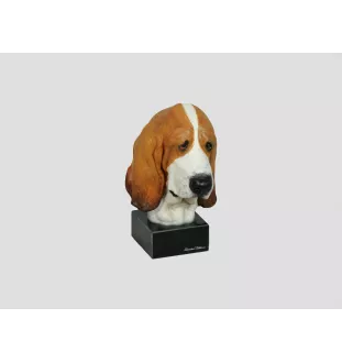 Basset Hound - figurine peinte, statue, sculpture, réalisée par l'artiste, marque Art-Dog
