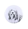 Bearded Collie pierścionek z psem mały Art-Dog
