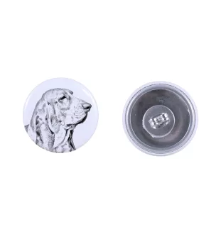 Basset Hound - unique dog earrings, your pet on a keychain, Art-Dog's own brand