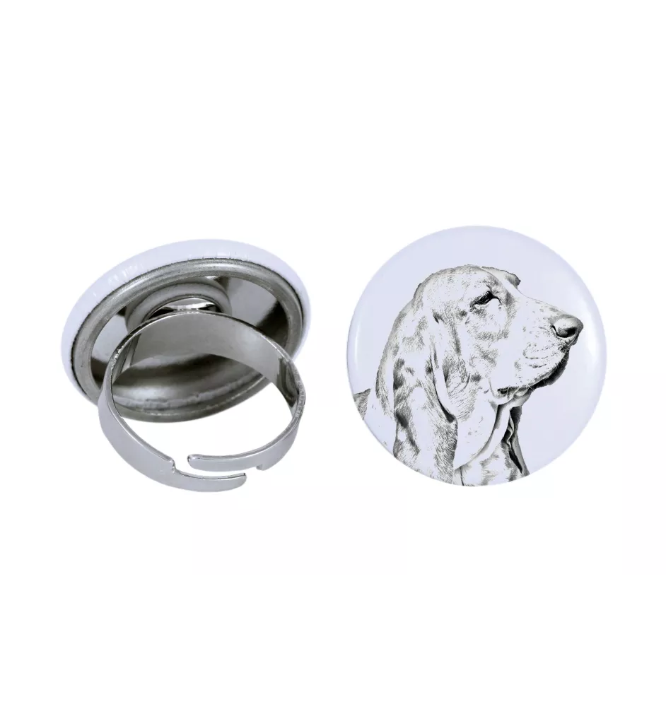 Basset Hound - Damen Schmuck mit dem Bild eines Hundes, handgefertigtes Produkt, Möglichkeit, Ihr eigenes Foto hinzuzufügen, Marke Art-Dog